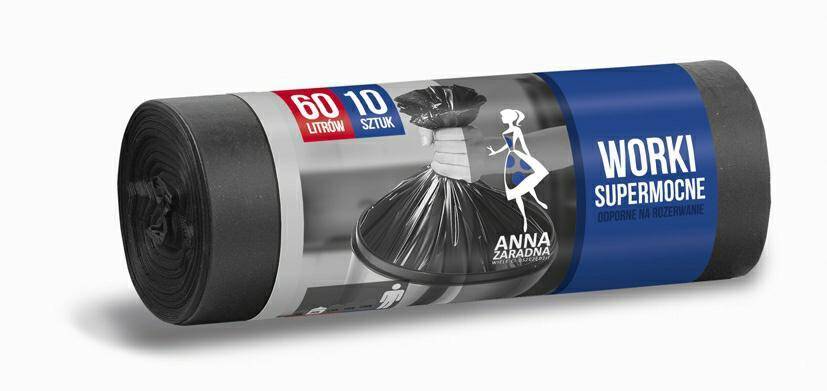 WORKI NA ŚMIECI AZ 60L A10 SUPERMOCNE