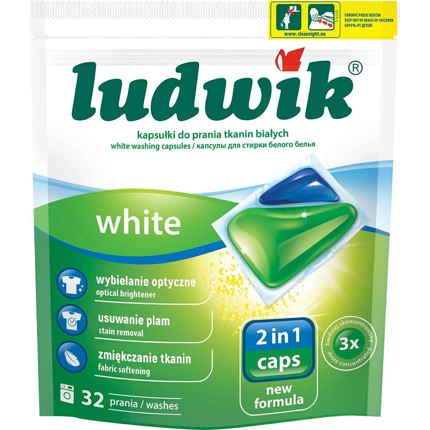 KAPSUŁKI LUDWIK A32 BIEL 2W1