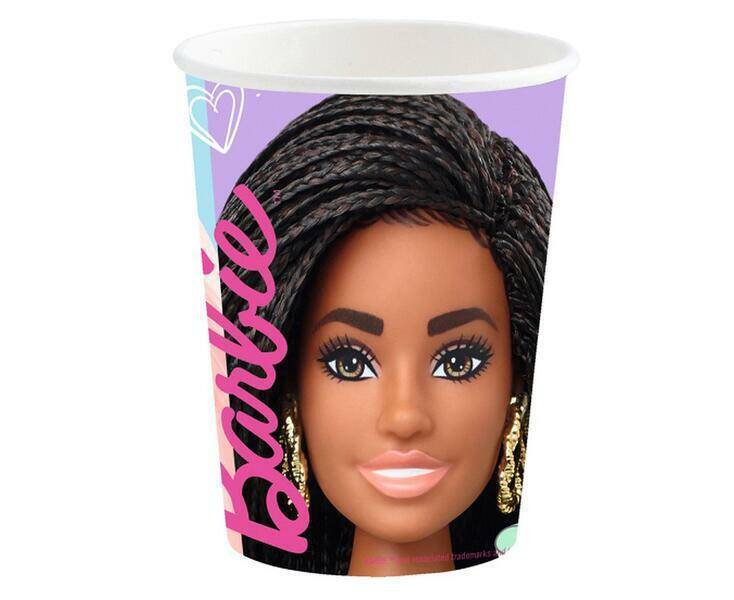 KUBECZKI PAPIEROWE A8 237ML BARBIE 7805