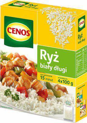 RYŻ CENOS 400G BIAŁY 4X100G 1619