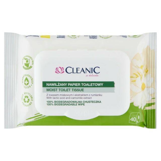 PAPIER NAWILŻANY CLEANIC A40 RUMIANEK