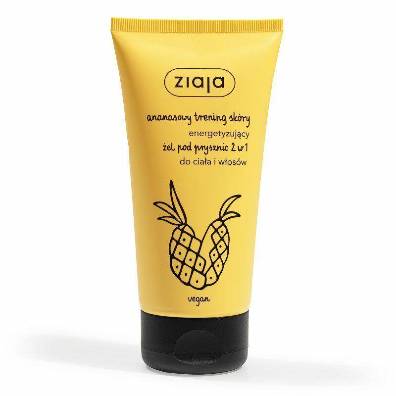 ŻEL ZIAJA DO CIAŁA WŁOSY 160ML ANANASOWY