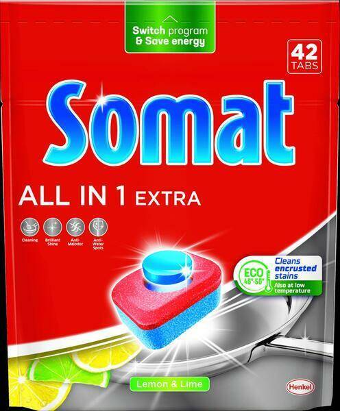 TABLETKI DO ZMYWARKI SOMAT A42 ALL IN 1