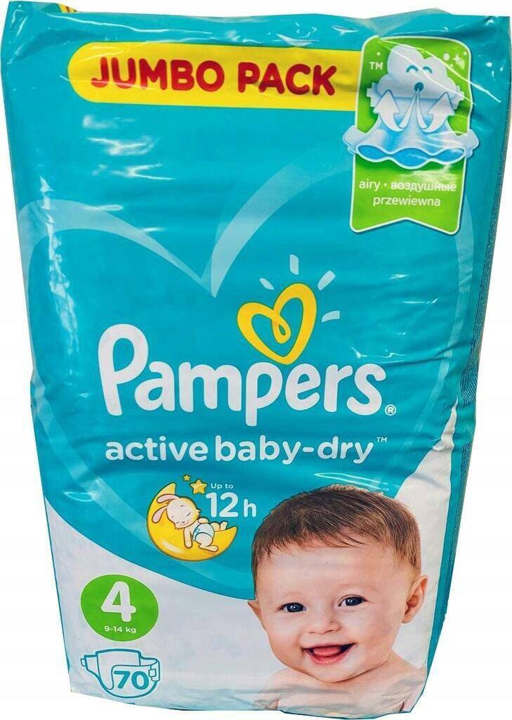 PIELUCHY PAMPERS ACTIVE BABY DRY A70 4