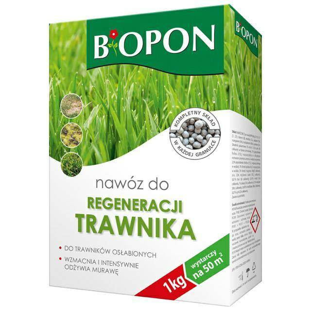 BIOPON NAWÓZ DO REGENERACJI TRAWNIKA 1KG
