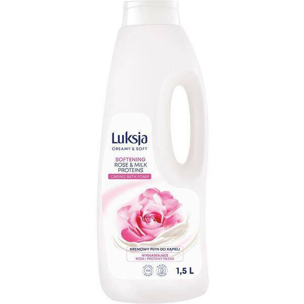 PŁYN DO KĄPIELI LUKSJA 1,5L ROSE & MILK