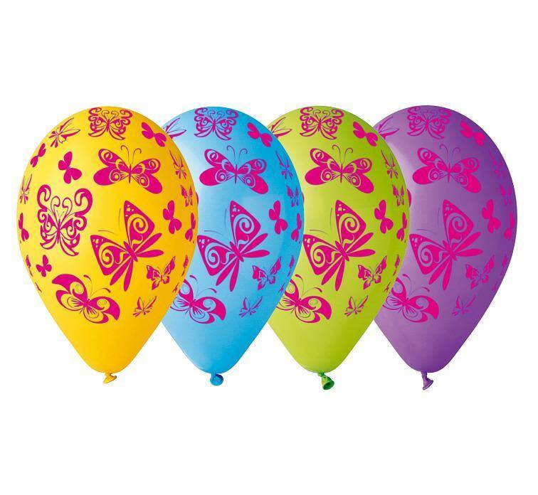 BALONY GODAN PREMIUM A5 MOTYLE KOLOR MIX