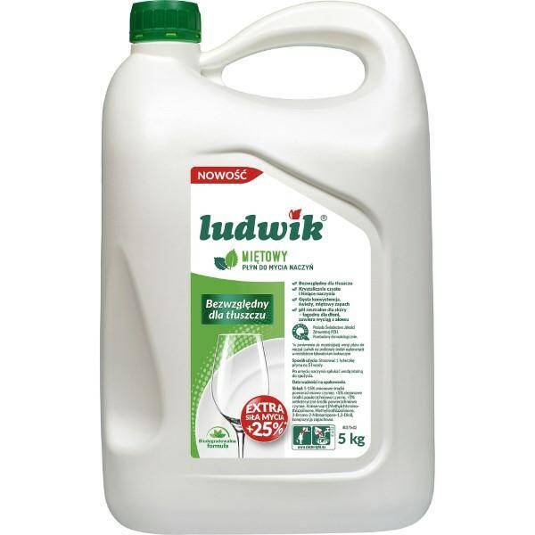 PŁYN DO NACZYŃ LUDWIK 5L MIĘTA