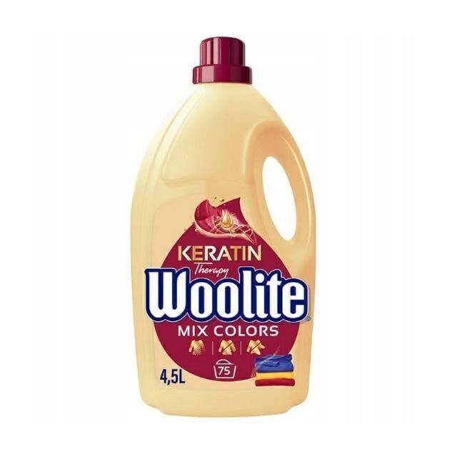 PŁYN DO PRANIA WOOLITE 4,5L COLOR KERAT