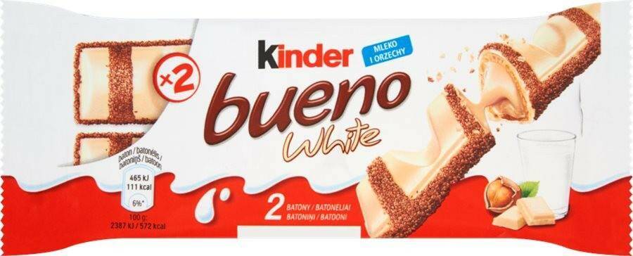 BATON KINDER 39G BUENO WHITE 1761