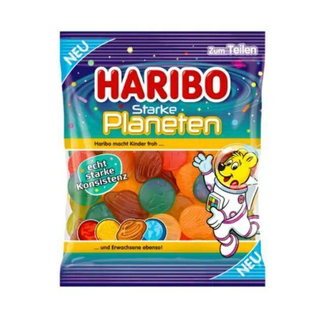 ZELKI HARIBO 175G STARKE PLANETEN 3206