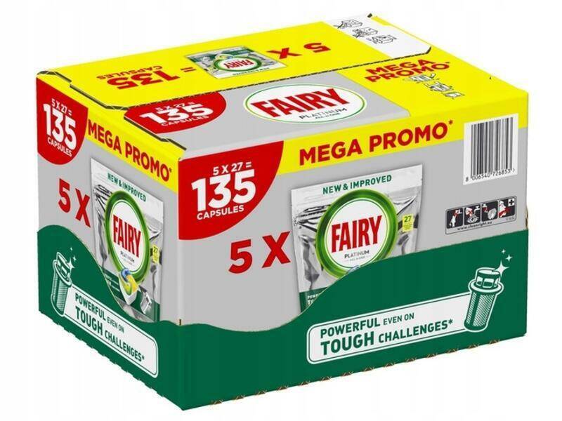 TABLETKI FAIRY A135 5x27 PLATINUM LEMON