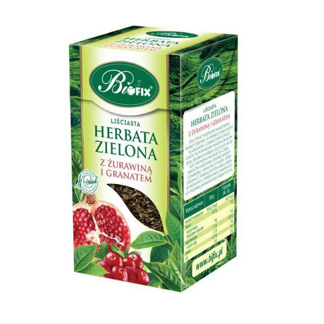 HERBATA BIOFIX ZIELONA LIŚĆ ŻURAWI100G