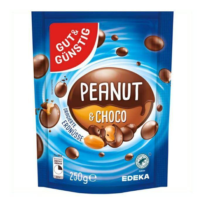 ORZESZKI W CZEKOLASZIE PEANUT CHOCO 250G