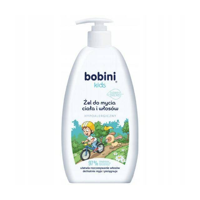 ŻEL DO MYCIA CIAŁA I WŁOSÓW BOBINI 500ML