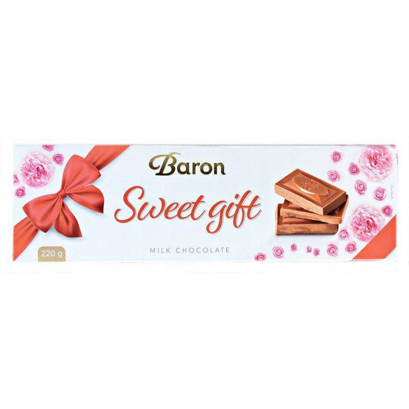 CZEKOLADA BARON 220G SWEET GIIFT MLECZNA