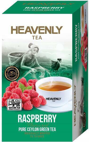 HERBATA HEAVENLY EX A25 RASPBERRY GREEN