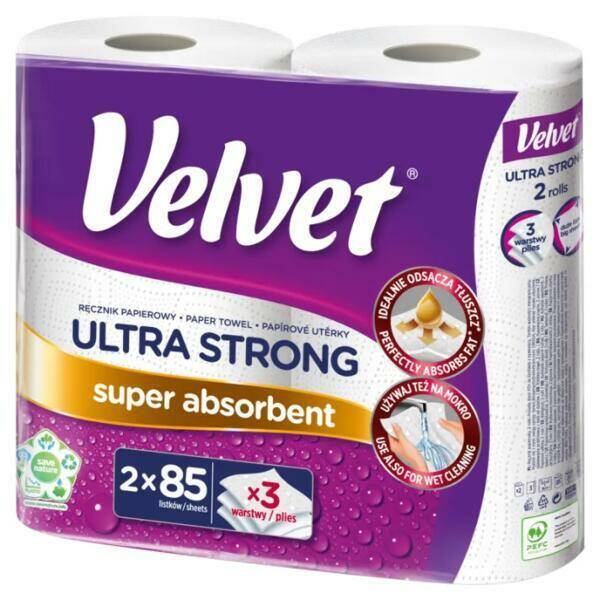 RĘCZNIK PAPIEROWY VELVET ULTRA STRONG A2