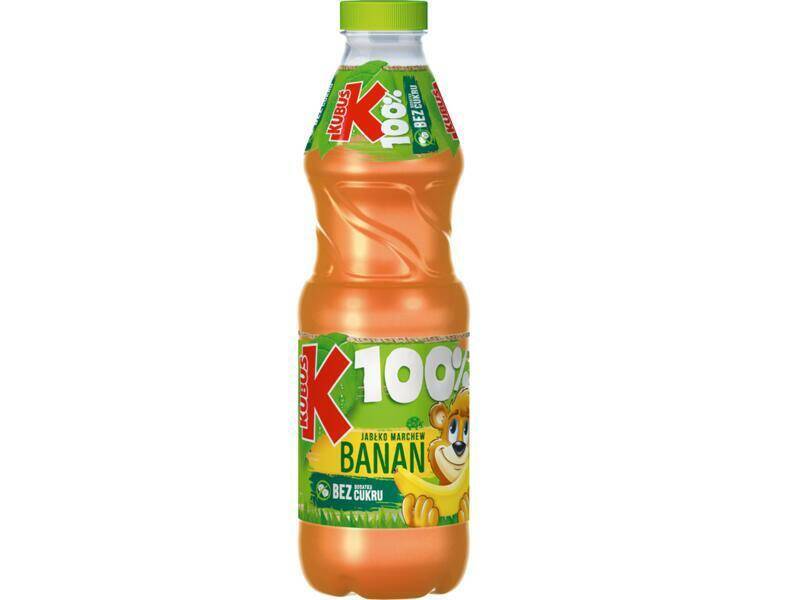 SOK KUBUŚ 0,85L BANAN/MARCHEW/JABŁKO