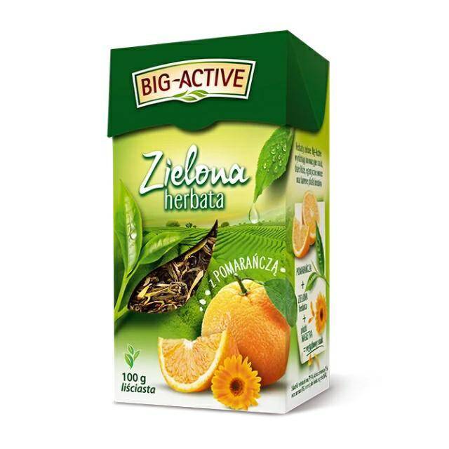 HERBATA BIGACTIVE LIŚC 100G ZIEL Z POMAR