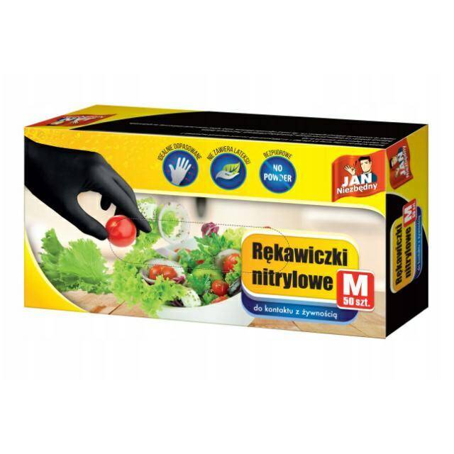 RĘKAWICE NITRYLOWE JAN M A50