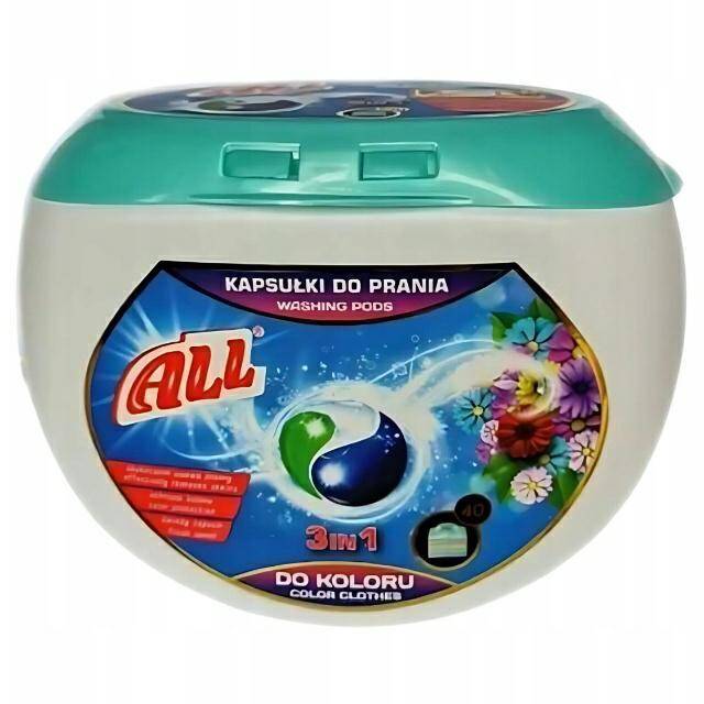 KAPSUŁKI ALL A40 DO PRANIA KOLOR 3W1