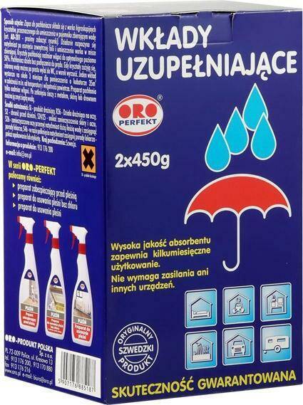 POCHŁANIACZ WILGOCI ORO 2X450G ZAPAS
