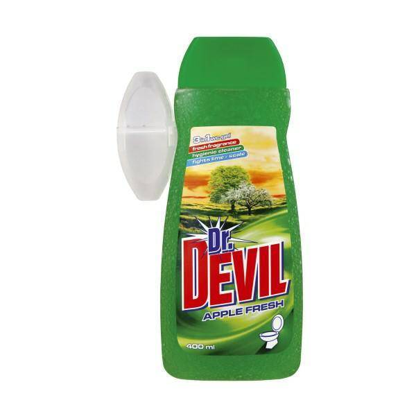 ŻEL DO WC DR DEVIL 400ML ZAPAS APPL+KOSZ