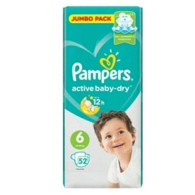 PIELUCHY PAMPERS ACTIVE BABY DRY A52 6