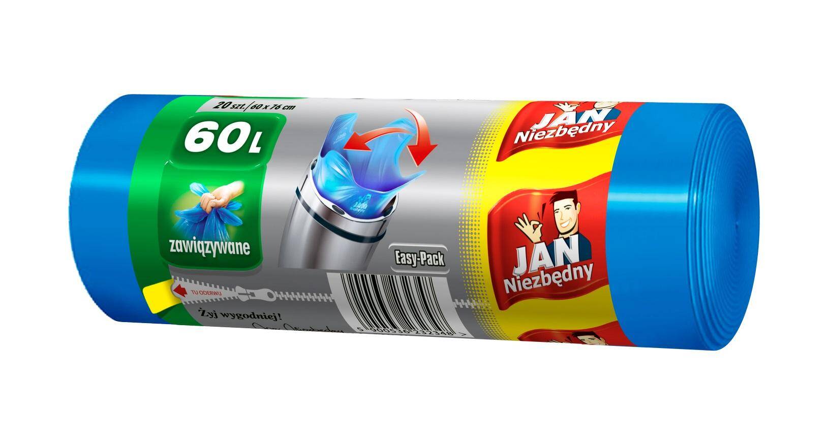 WORKI NA ŚMIECI JAN EASY 60L A20+4