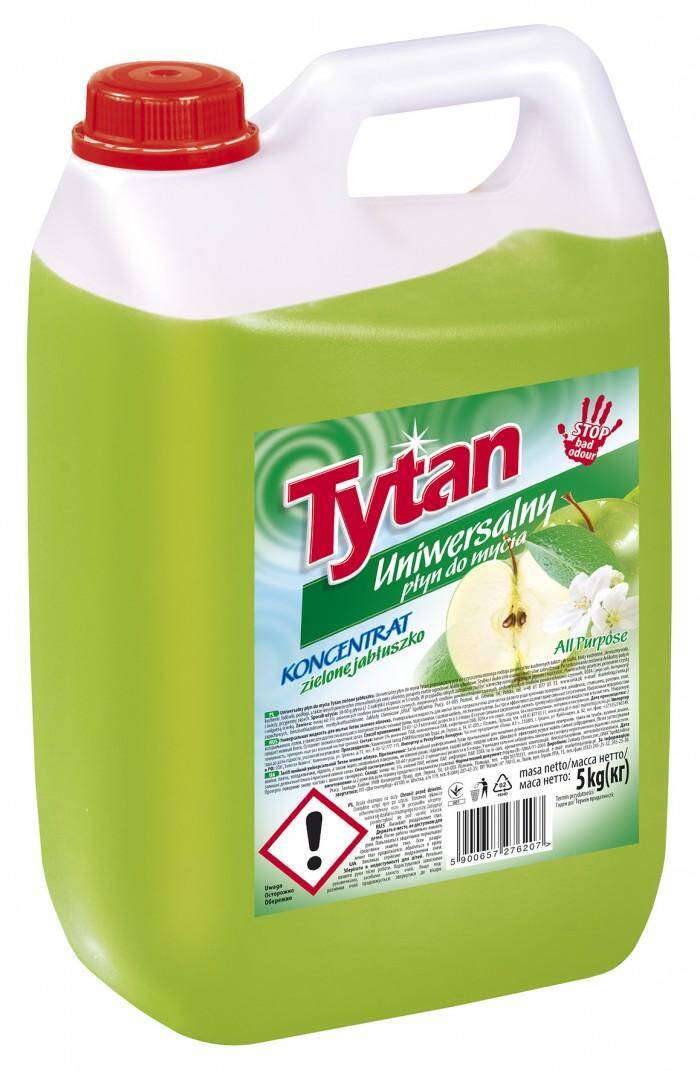 PŁYN UNIWERSALNY TYTAN 5L ZIELONE JABŁ