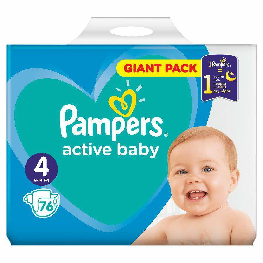 PIELUCHY PAMPERS GIANT A76 MAXI 4 9-14