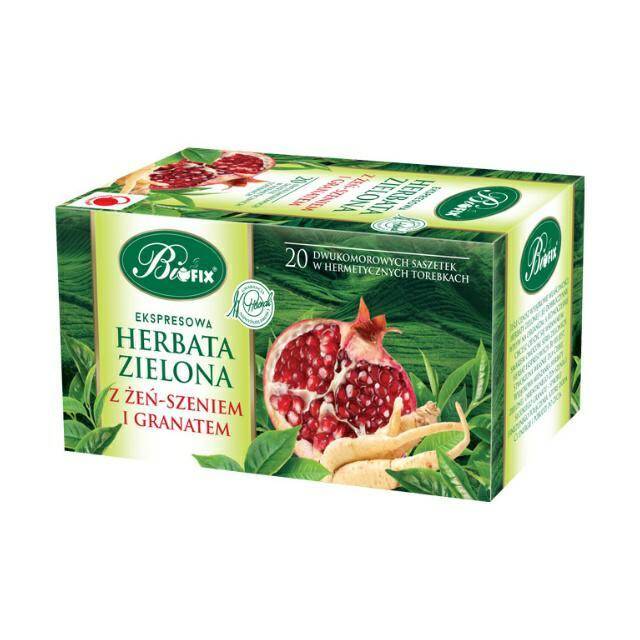 HERBATA BIOFIX ZIELONA A20 ŻEŃ SZEŃ GRAN