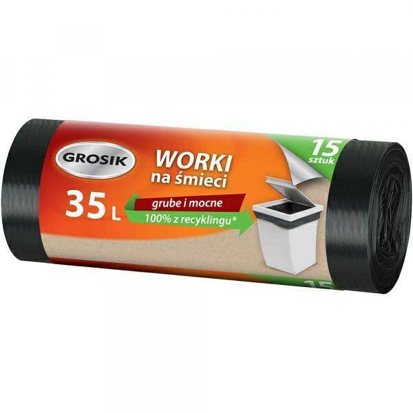 WORKI NA ŚMIECI GROSIK 35L A15 SUPER