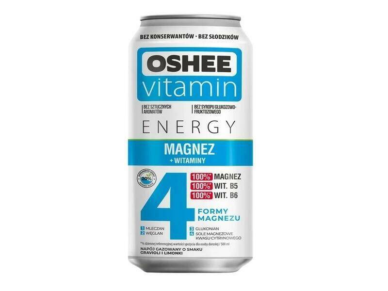 NAPÓJ OSHEE 500ML ENERGY 4FOR MAGNEZ