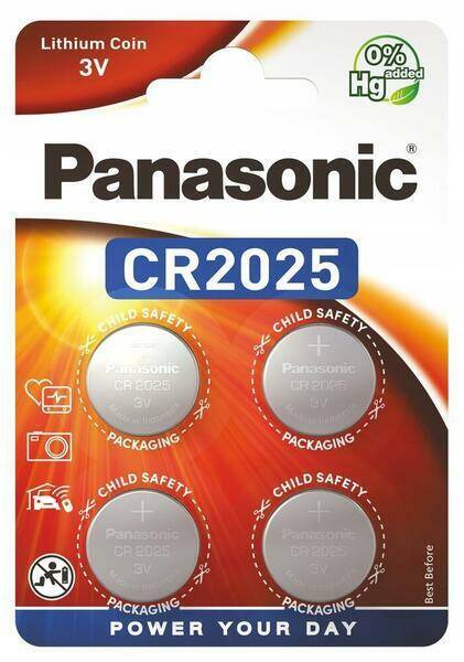 BATERIA PANASONIC CR2025 A4 BLISTER