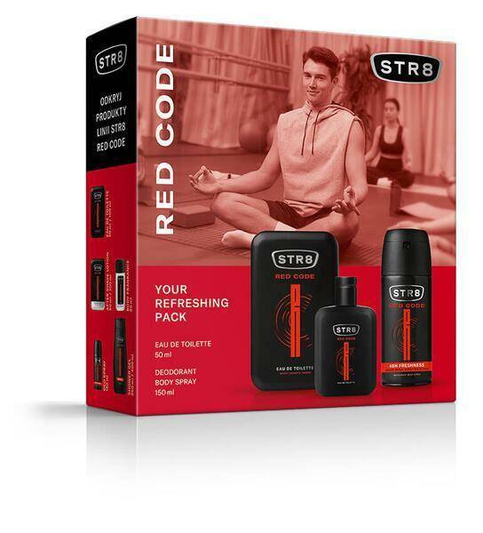 STR8 Z.ŚW24 (EDT 50ML+DEZO150) RED CODE