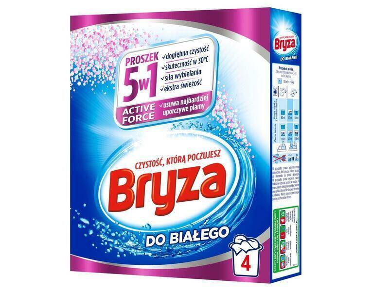 PROSZEK DO PRANIA BRYZA 260G BIEL