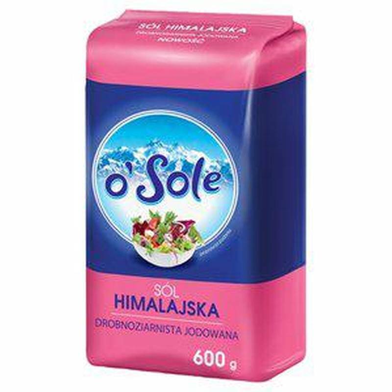SÓL HIMALAJSKA O`SOLE 600G DROBNOZIARNIS