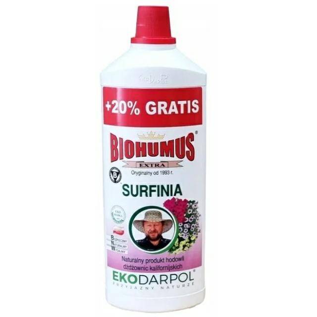 EKODARPOL NAWÓZ BIOHUMUS 1,2L SURFINIA