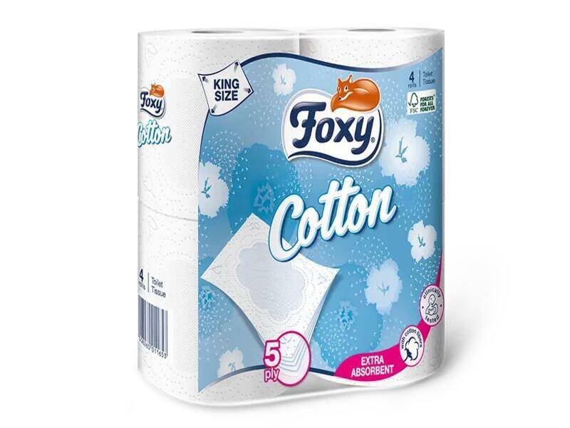 PAPIER TOALETOWY FOXY COTTON A4 5W