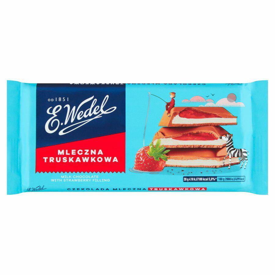 CZEKOLADA WEDEL 100G TRUSKAWKOWA