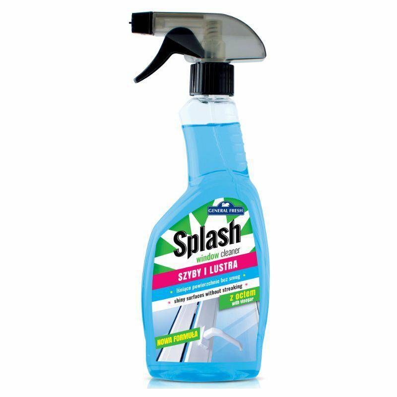 PŁYN DO SZYB SPLASH 500ML POMPKA Z OCTEM