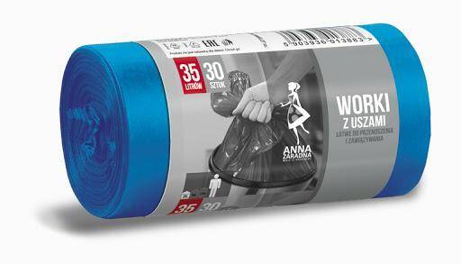 WORKI NA ŚMIECI AZ 35L A30 Z USZAMI