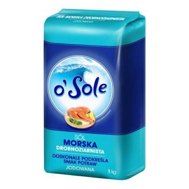 SÓL O`SOLE 1KG MORSKA JODOWANA