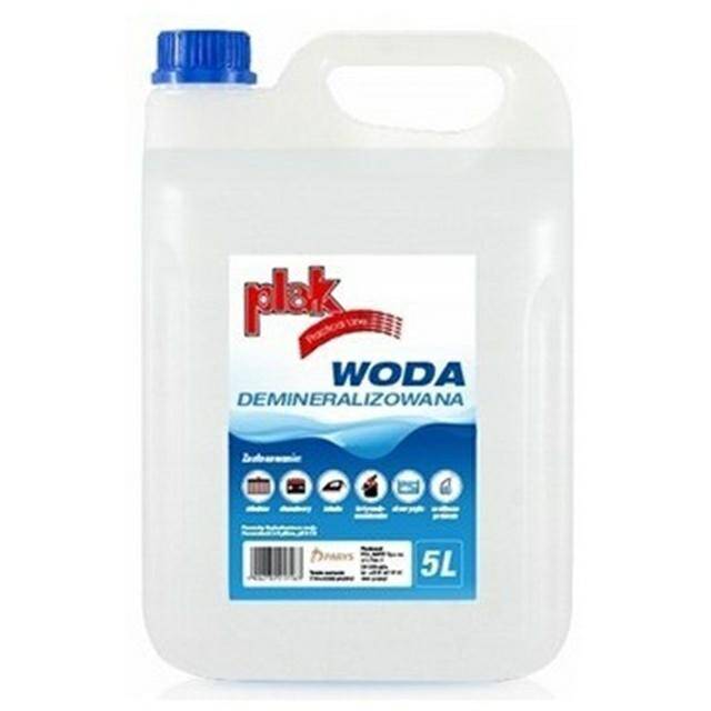 WODA DEMINERALIZOWANA 5L PLAK 7163