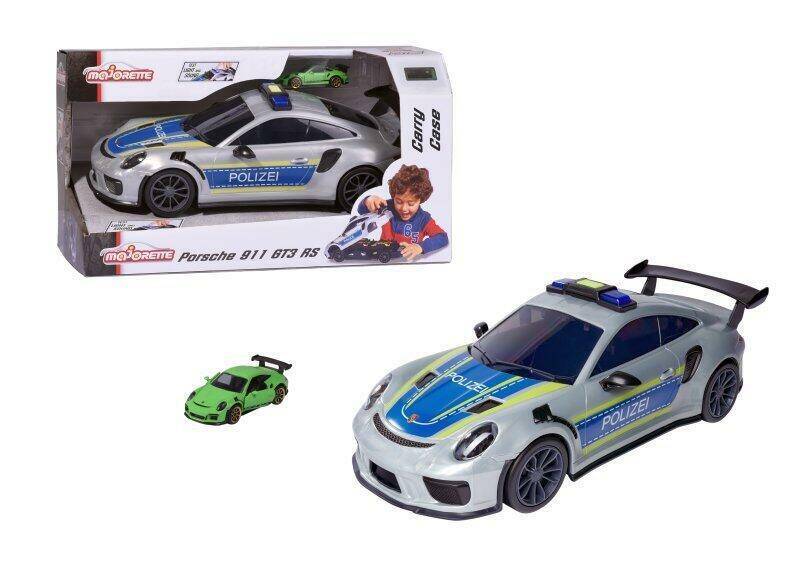 PORSCHE POLICJA + 1 POJAZD MAJORETTE