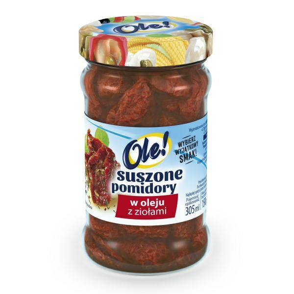 POMIDORY OLE 270G SUSZONE W OLEJU Z