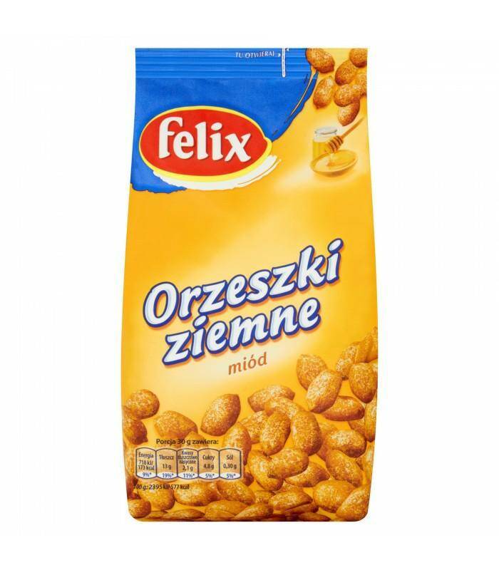 ORZESZKI FELIX 240G Z MIODEM TOREBKA