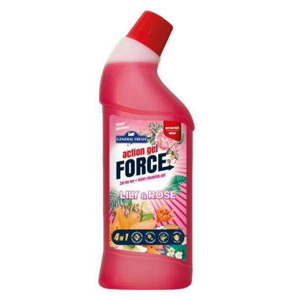 ŻEL DO WC ACTION FORCE 1L LILY ROSE 6069